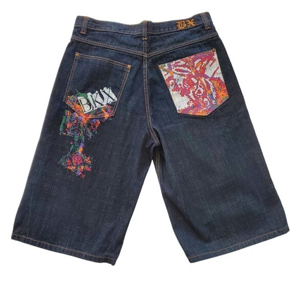 BROOKLYN XPRESS JEAN SHORTS SIZE 36 - Picture 1 of 7